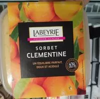 Mängden socker i Sorbet Clémentine