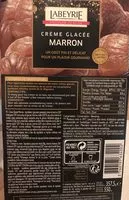 Mängden socker i Crème glacée marron