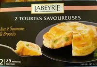 Mängden socker i 2 tourtes savoureuses aux 2 saumons & brocolis