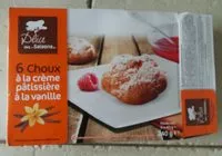 Mängden socker i Choux à la Crème Pâtissière à la Vanille