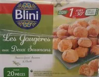 Mängden socker i Gougères aux deux saumons