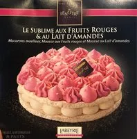 Mängden socker i Le sublime aux fruit rouges et au lait d’amandes