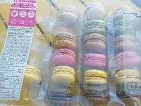 Mängden socker i 36 macarons a la francaise
