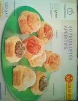 Mängden socker i Feuilleté apéritifs