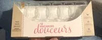 Mängden socker i 12 macarons douceur
