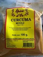 Mängden socker i Curcuma moulu