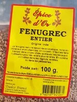 Mängden socker i Fenugrec