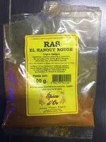 Mängden socker i Ras el hanout rouge