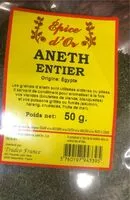 Mängden socker i Aneth entier