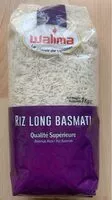Mängden socker i Riz long basmati