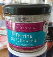 Mängden socker i Terrine de chevreuil aux marrons