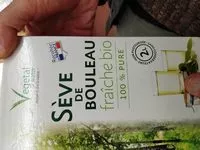 Mängden socker i Sève de Bouleau