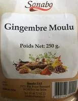 Mängden socker i Gingembre moulu