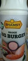 Mängden socker i Shamsy sauce big burger