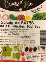 Mängden socker i Salade De Pates Pesto Et Tomates Sechees