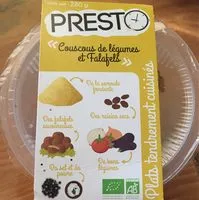 Mängden socker i Couscous de legumes et falafels