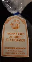 Mängden socker i Nonettes au miel et à l'orange