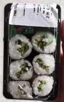 Mängden socker i Vegetarian Cucumber Maki