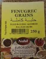 Mängden socker i Fenugrec grains
