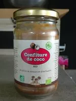 Mängden socker i Confiture ce coco bio