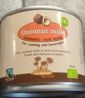 Mängden socker i Lait de coco