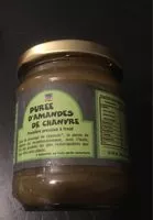 Mängden socker i Purée d'amandes de chanvre