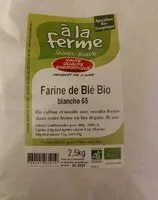 Mängden socker i Farine de blé bio