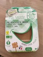 Mängden socker i Ma salade bio pois chiche et riz de camargue bio