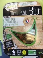 Mängden socker i Mon Plat Bio Petit salé Lentilles vertes Orge & Tofu fumé