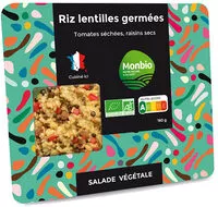 Mängden socker i Riz lentilles germées