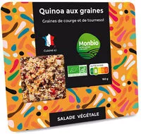 Mängden socker i Quinoa aux graines de courge et raisins secs