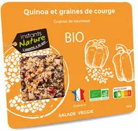 Mängden socker i Salade quinoa et graines de courge