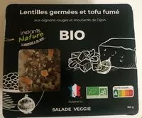 Mängden socker i Lentilles germées et tofu fumé