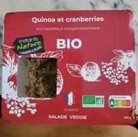 Mängden socker i Instants Nature Quinoa et cranberries