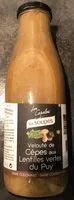 Mängden socker i Velouté de cèpes aux lentilles vertes du Puy