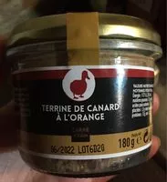 Mängden socker i Terrine de canard à l'orange