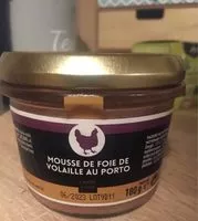 Mängden socker i Mousse de foie de volaille au porto