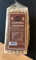 Mängden socker i Gaufrettes amusantes parfum chocolat