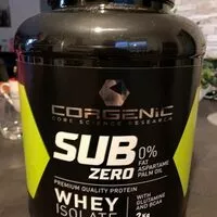 Mängden socker i SubZero - Whey Isolate