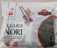 Mängden socker i Algues nori