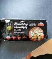 Mängden socker i Nouilles chinoises en nids