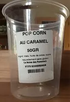 Mängden socker i Pop corn au caramel