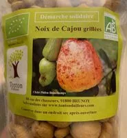 Mängden socker i Noix de cajou grillées bio