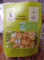 Mängden socker i Amandes décortiquées