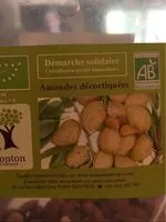 Mängden socker i Amandes décortiquées