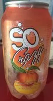 Mängden socker i So Crazy finement pétillant saveur pêche