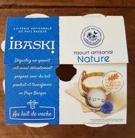 Mängden socker i Ibaski, Yaourt nature , le pack de 4x125 gr 500 gr