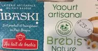 Mängden socker i Ibaski, Yaourt au lait de brebis, le pack de 2x125 gr
