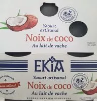 Mängden socker i Yaourt noix de coco au lait de vache