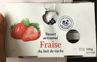 Mängden socker i Yaourt artisanal Fraise